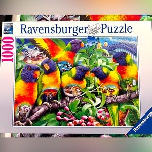 Ravensburger 1000 piece puzzle. Tropical birds
